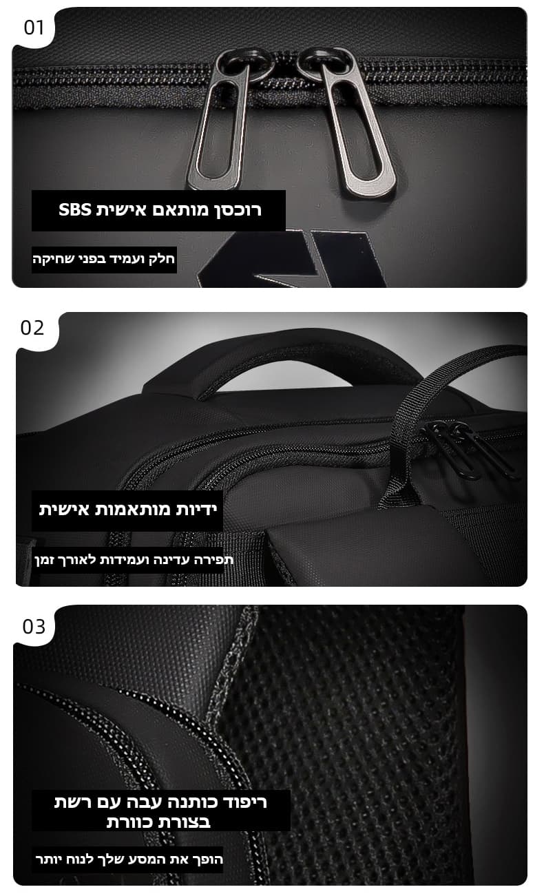 Novyra Quantum 30L Laptop Backpack with USB Port, photo 2