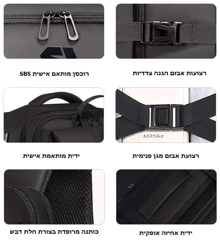 Novyra Quantum 30L Laptop Backpack with USB Port, photo 6