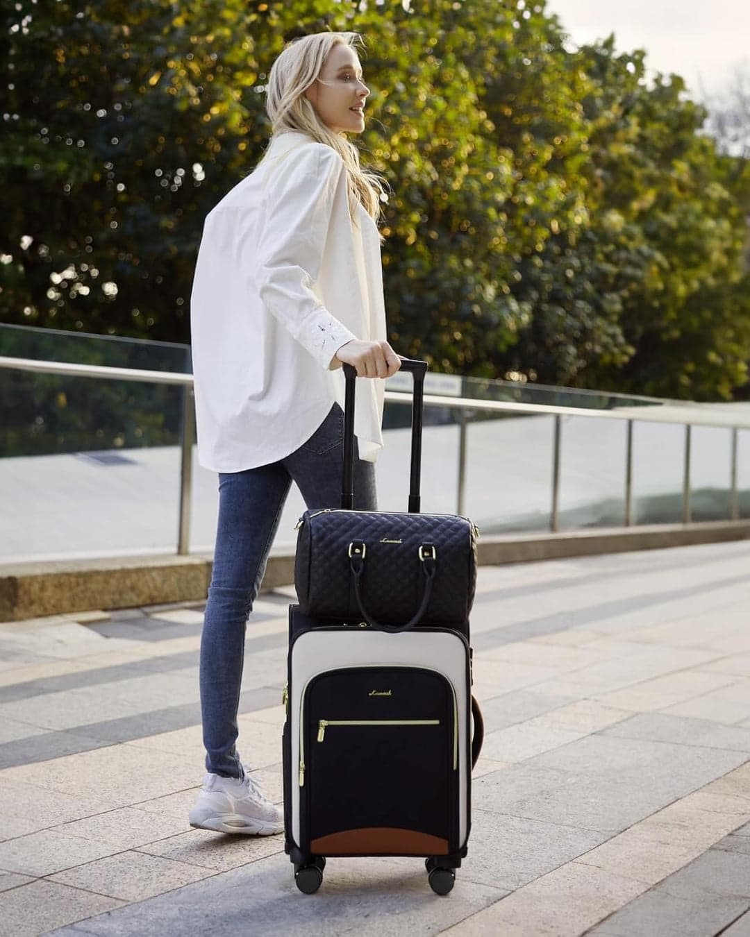 Zymora™ Prime 45L Softside Suitcase with Laptop Compartment, photo 12
