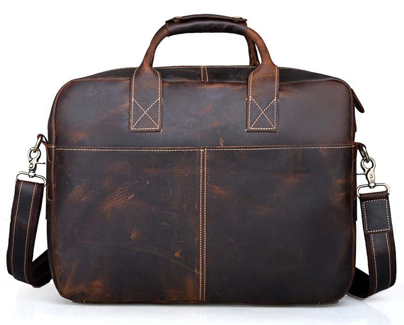 The Mike Pro 20L Genuine Leather Laptop Briefcase, photo 8