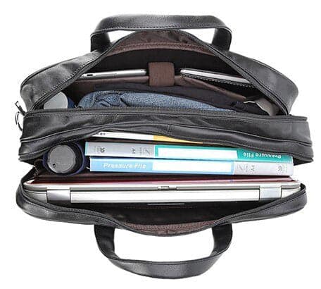 The Johnny Pro Genuine Leather Laptop Briefcase, up to 17", photo 3