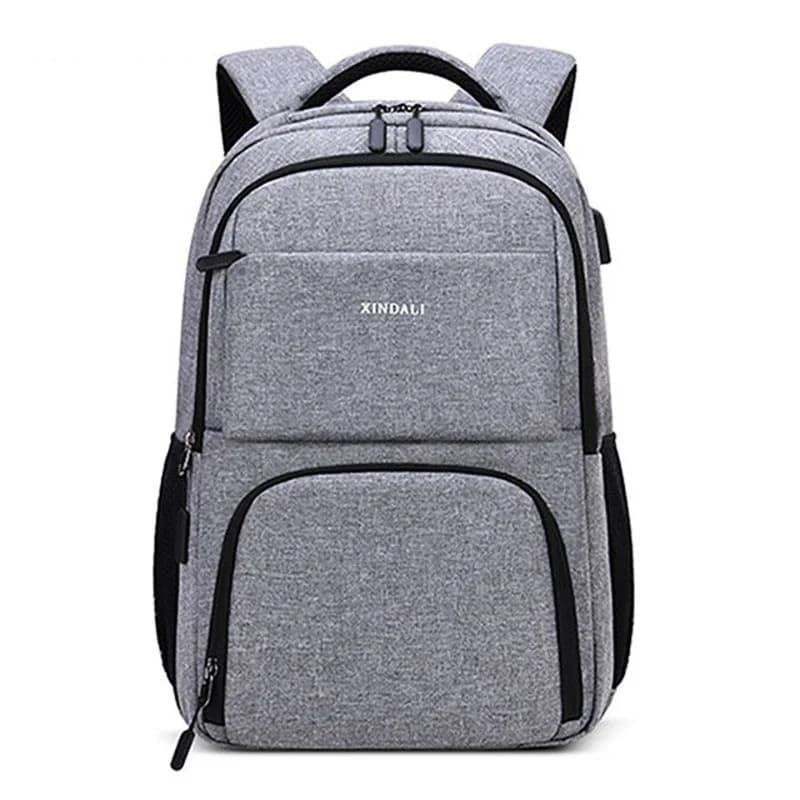 TrekWaveX Expandable Laptop Backpack with USB Port, 13 to 17 Inch