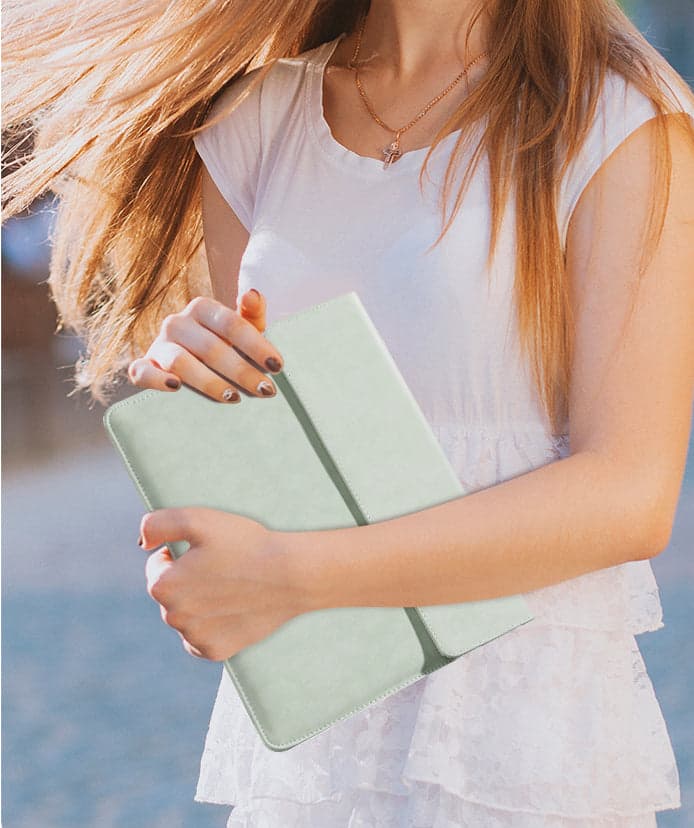 The Mate Microfiber Laptop Sleeve with Magnetic Closure
