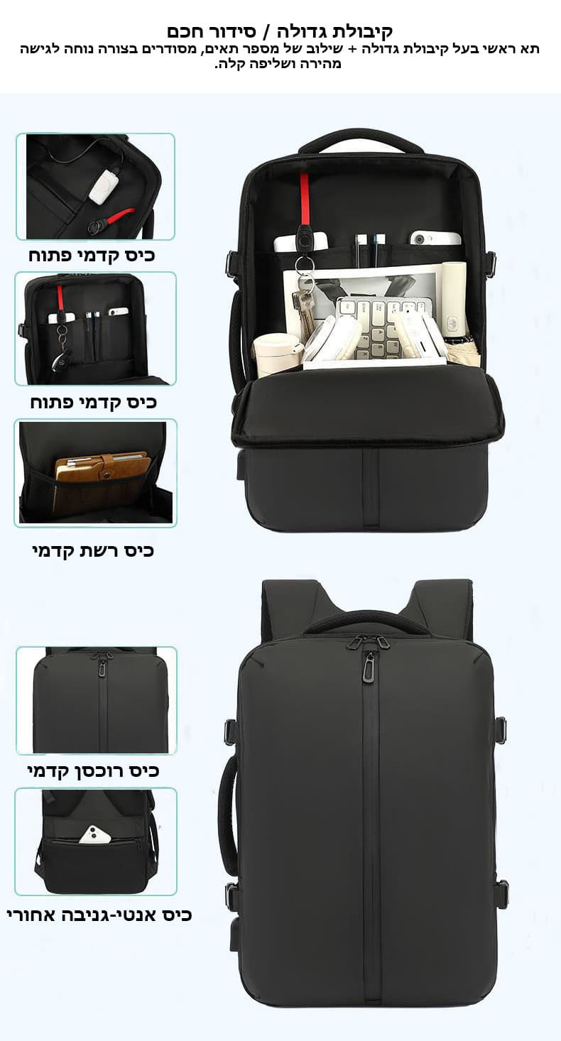 Ytrion™ 24L Vacuum Compression Laptop Backpack, photo 2