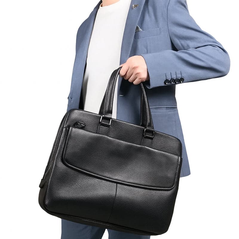 Brytheron Advanced 5L Cowhide Leather Laptop Briefcase, photo 9