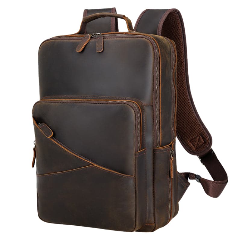 Quornex ProX 35L Genuine Leather Laptop Backpack, photo 3