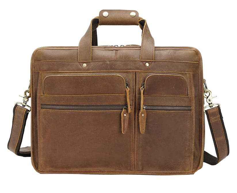 The Hamster Pro 20L Genuine Leather Laptop Briefcase, 17", photo 8