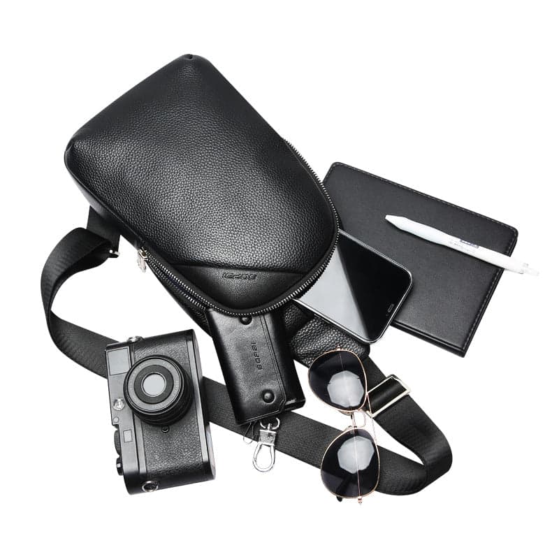 Pulsarzx™ Xtreme Water-Repellent Leather Shoulder Bag, photo 5
