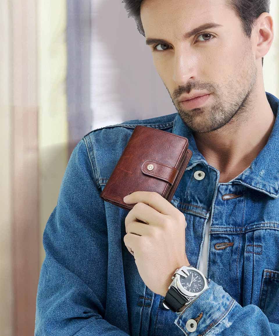 Exorisโข 9-Card Leather Wallet with RFID Protection, photo 19