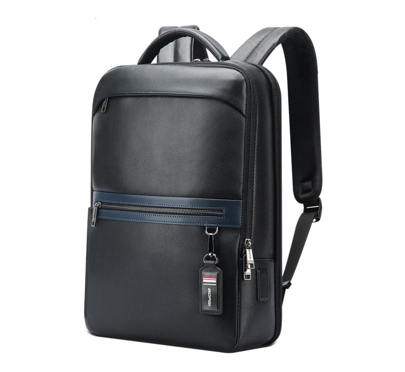 Richard Elite Leather Laptop Backpack with USB Port
