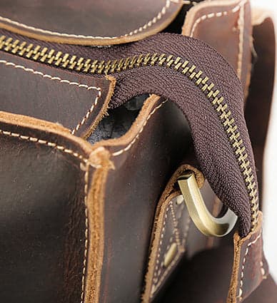 The Badger Pro 20L Crazy Horse Leather Laptop Briefcase, 17", photo 11