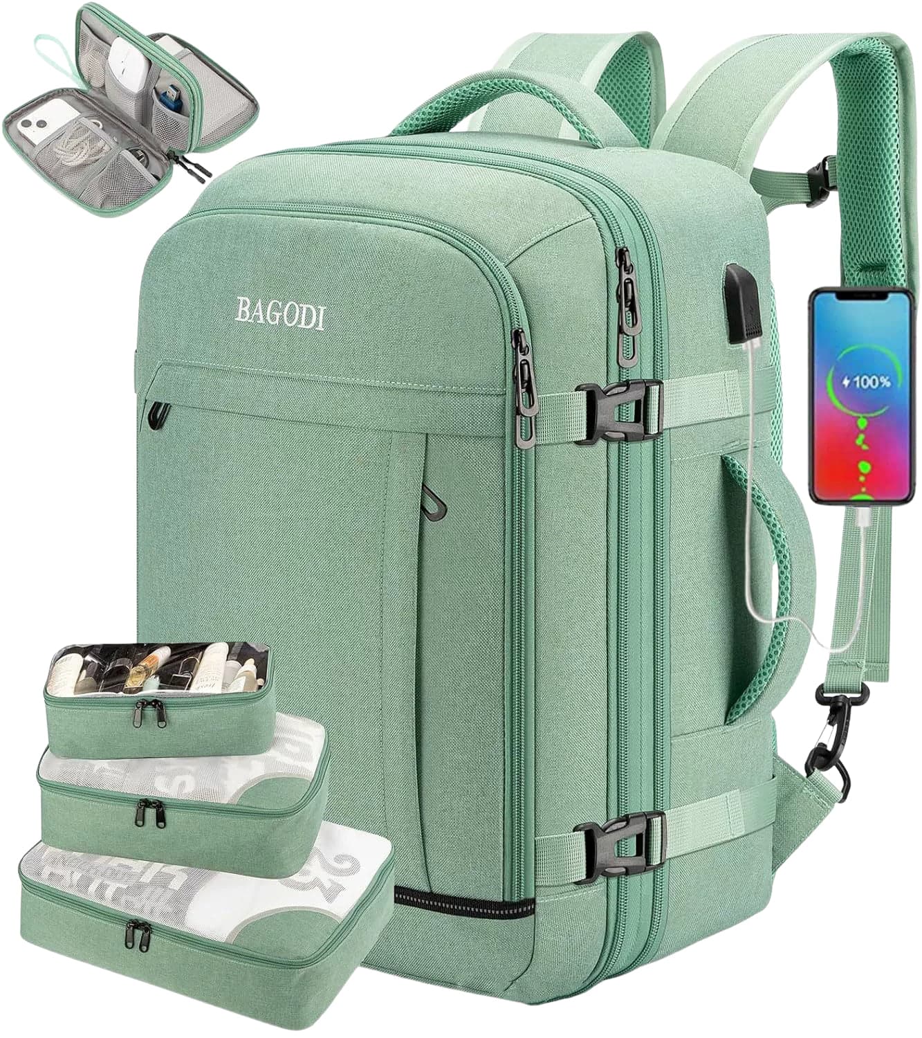 Crylonis™ Max 45L Expandable Laptop Backpack