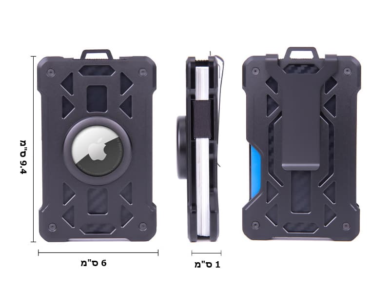 Cybrion™ Ultra Aluminum RFID Wallet with AirTag Slot, photo 7