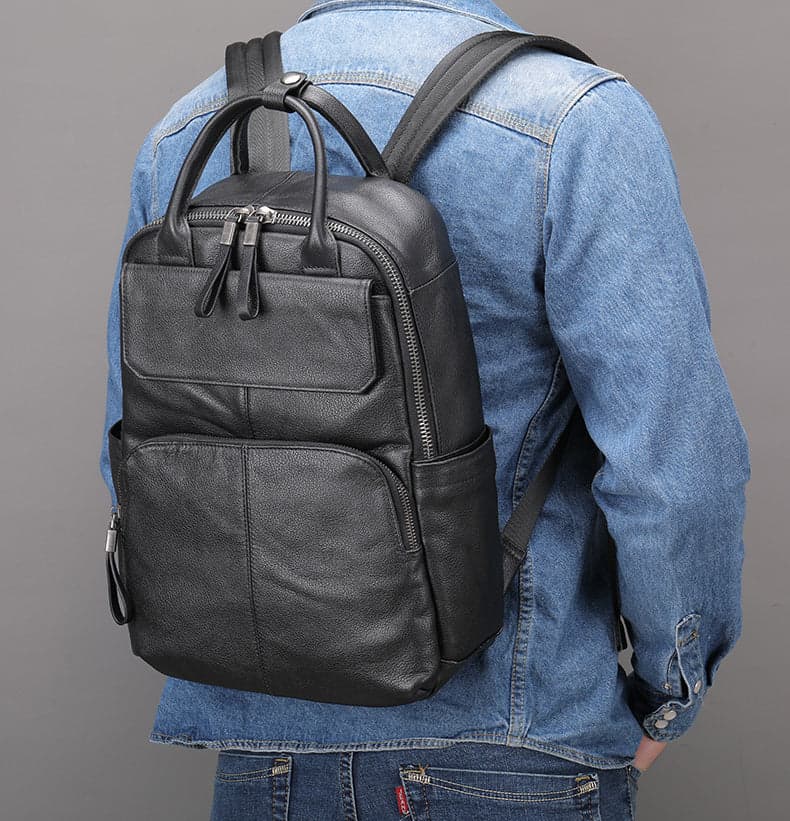 Cruiser Fusion 14" Genuine Leather Laptop Backpack, photo 10