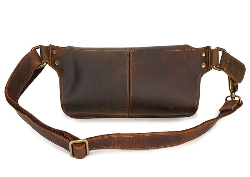 Blitz Platinum Crazy Horse Leather Waist Pouch, photo 8