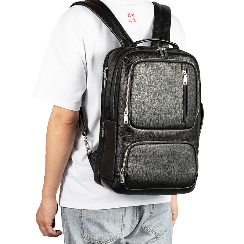 Xenthoral Exclusive 18L Leather Laptop Backpack with USB Port, photo 9