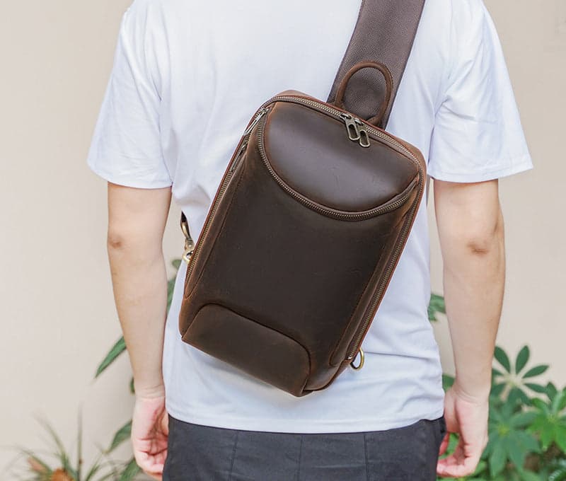 The Anchor™ Pro Crazy Horse Leather Crossbody Bag for 11" Tablets, photo 9