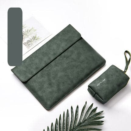 The Bracket Velvet Microfiber Laptop Sleeve with Magnetic Closure, photo 9