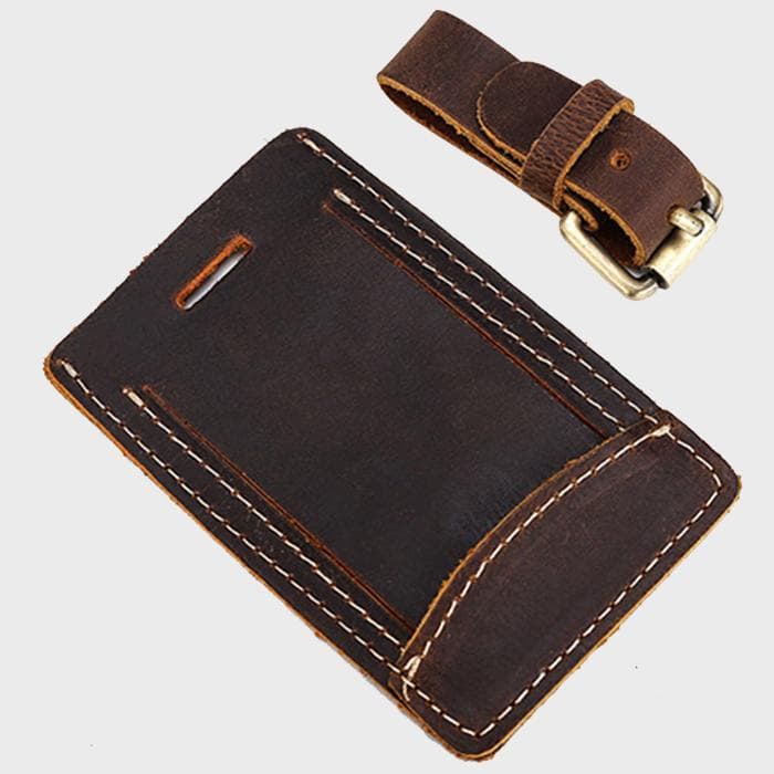 Leather ID Tag Luggage Tag, photo 8