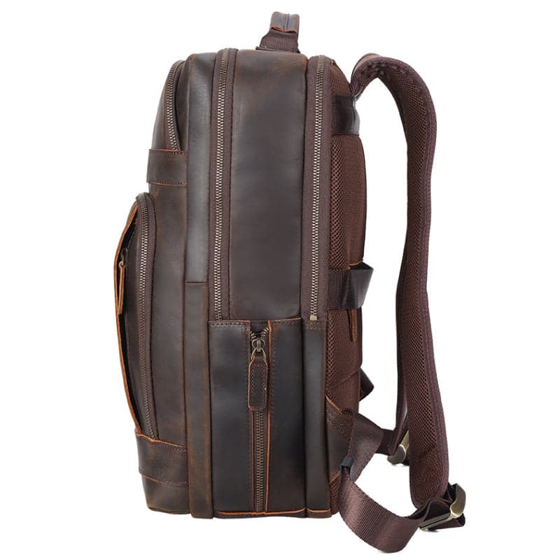 Ultrynox Exclusive 35L Genuine Leather Laptop Backpack, photo 10