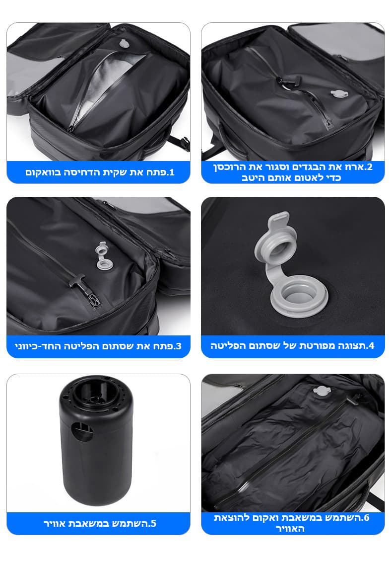 Valtrex™ ProX 35L Vacuum Compression Travel Backpack, photo 7