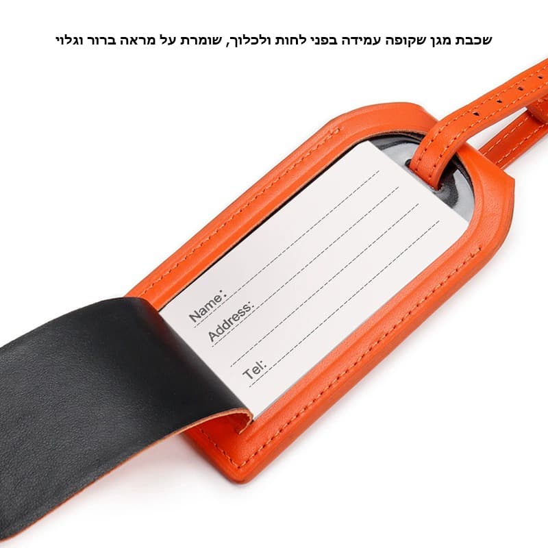 Ignyros Leather AirTag Luggage Tag, photo 7