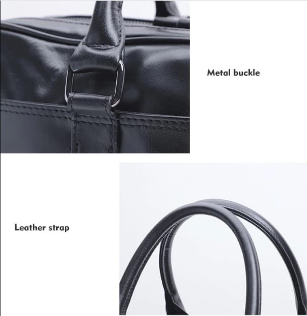 Eleganza 8L PU Leather Laptop Briefcase, photo 4