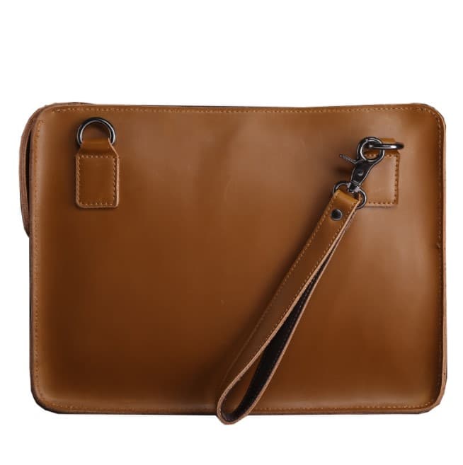 Apens 14" Genuine Leather Laptop Envelope Sleeve