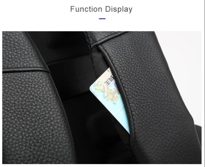The Mulhens Leather Business Backpack with USB and Type-C, photo 14