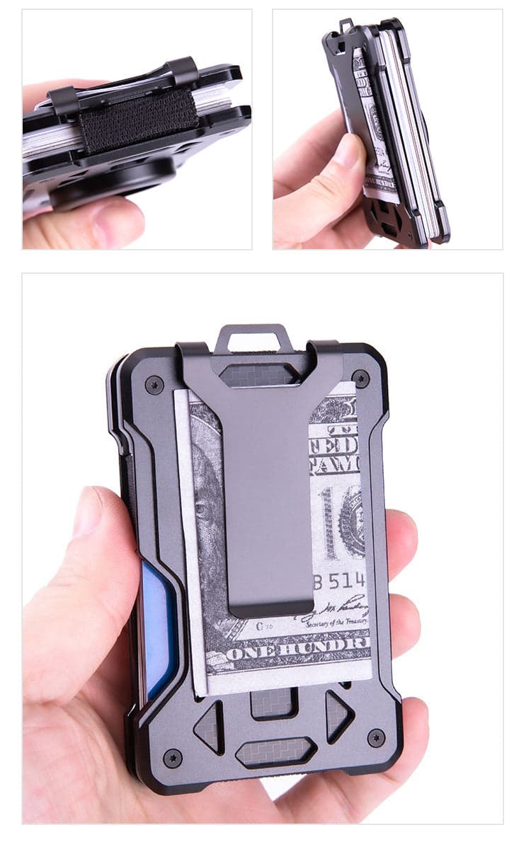 Cybrion™ Ultra Aluminum RFID Wallet with AirTag Slot, photo 2