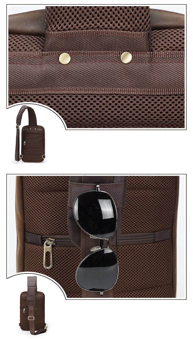 The Anchor™ Pro Crazy Horse Leather Crossbody Bag for 11" Tablets, photo 2