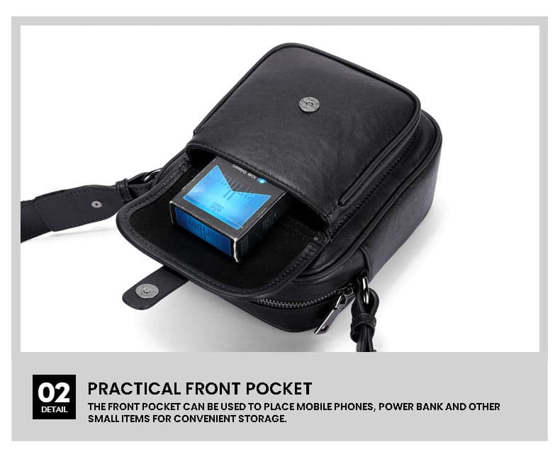 Ascend™ ProX Water-Resistant Leather Crossbody Bag, photo 6
