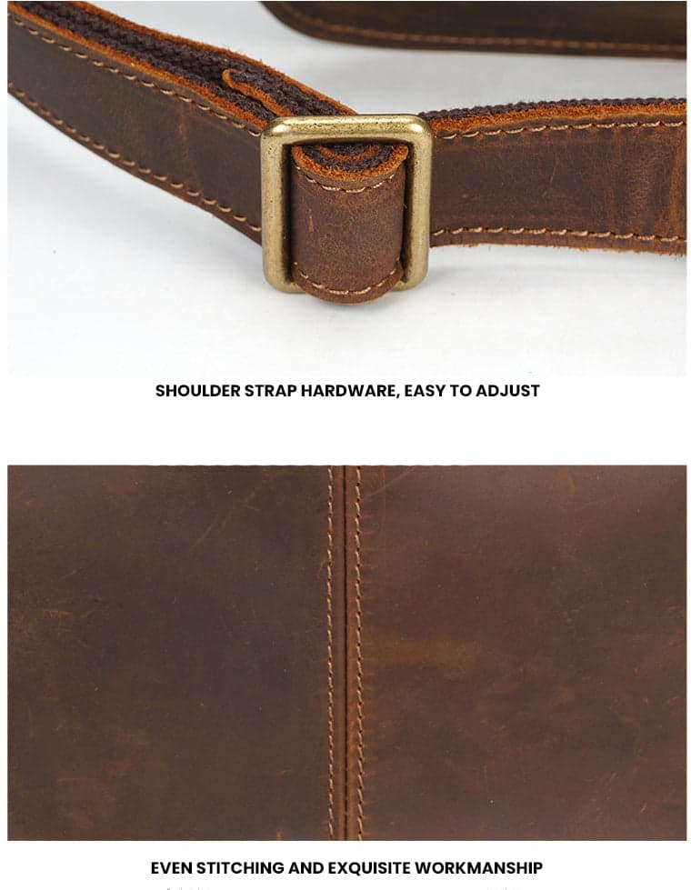 Blitz Platinum Crazy Horse Leather Waist Pouch, photo 2