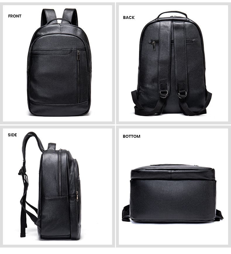 Dynamo Ultra 14" Genuine Leather Laptop Backpack, photo 3