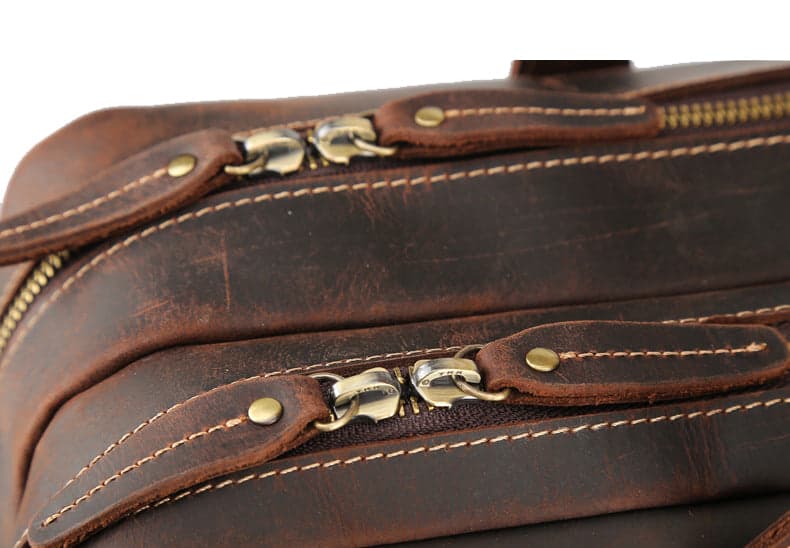 The Glide Pro 20L Genuine Leather Laptop Briefcase, 17", photo 4