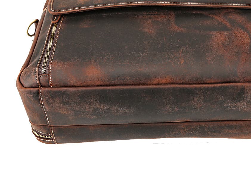 The Glide Pro 20L Genuine Leather Laptop Briefcase, 17", photo 7