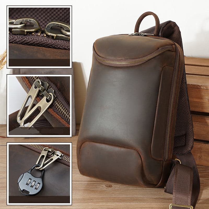 The Hideawayโข Pro Genuine Leather Messenger Bag, photo 4