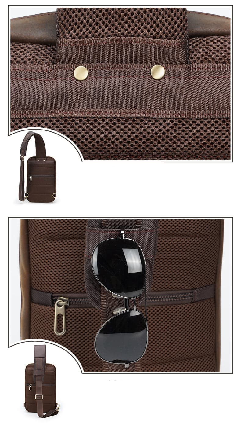 The Hideawayโข Pro Genuine Leather Messenger Bag, photo 2