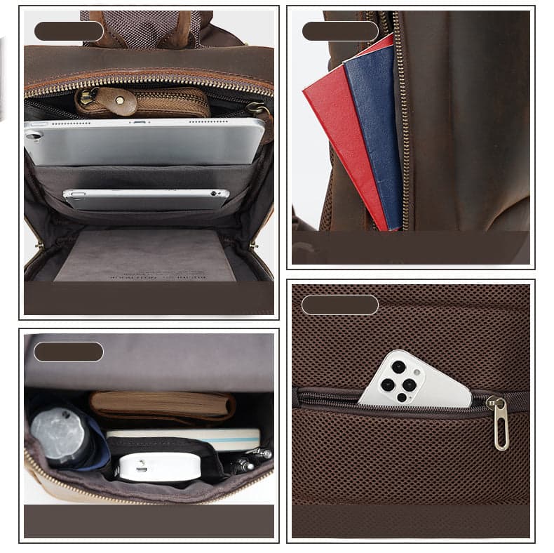 The Hideawayโข Pro Genuine Leather Messenger Bag, photo 3