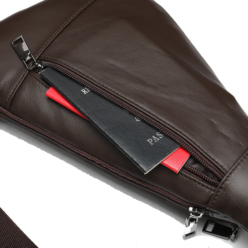 The Layer Leather Slim Crossbody Bag, photo 4