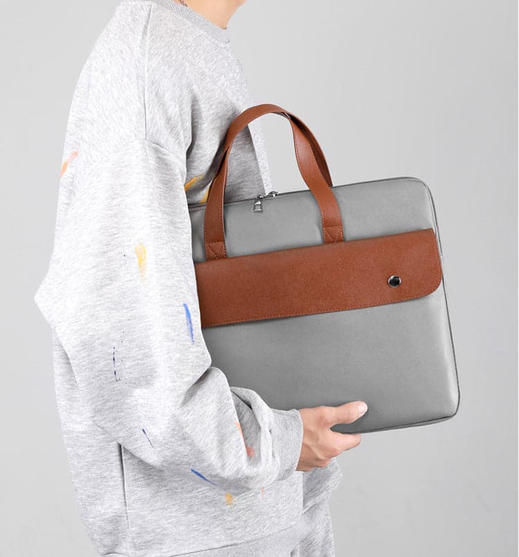 The Peak Pro Lightweight PU Leather Laptop Bag, 13" to 16", photo 4