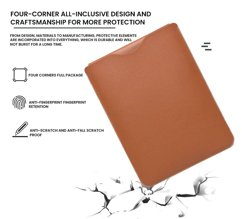 Vagabond Ultra Synthetic Leather Laptop Sleeve for 10 to 16 Inch Laptops, photo 6