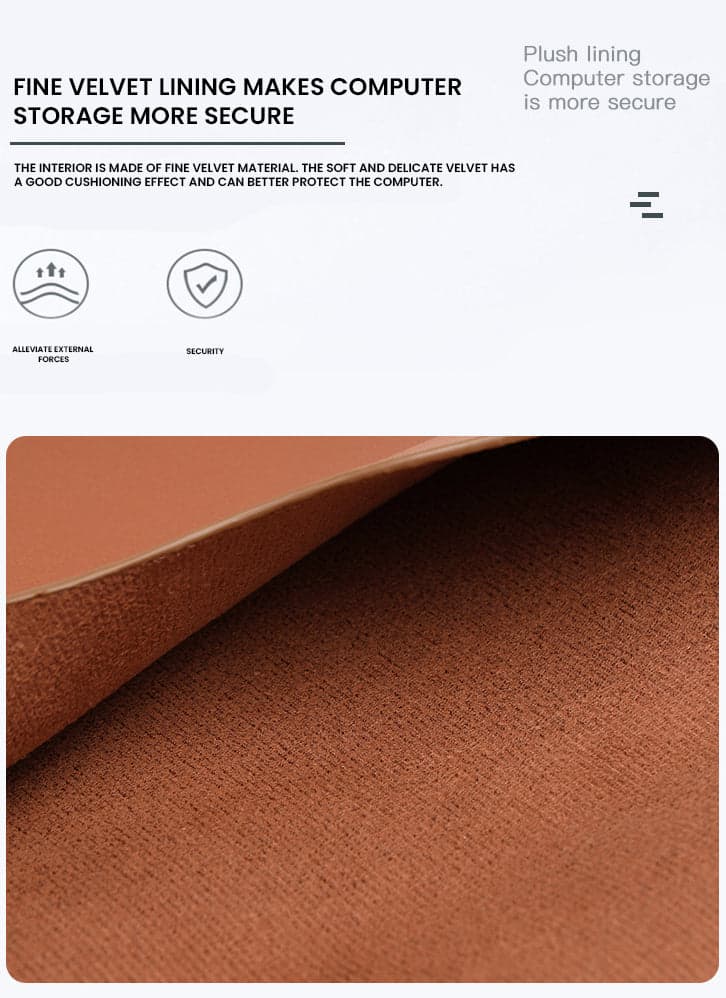 Vagabond Ultra Synthetic Leather Laptop Sleeve for 10 to 16 Inch Laptops, photo 4