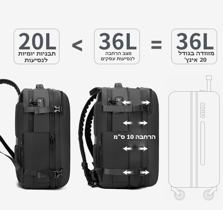 Orion 24L Expandable Vacuum Laptop Backpack, photo 4
