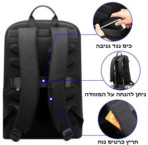 Naxos Slim Laptop Backpack, photo 14