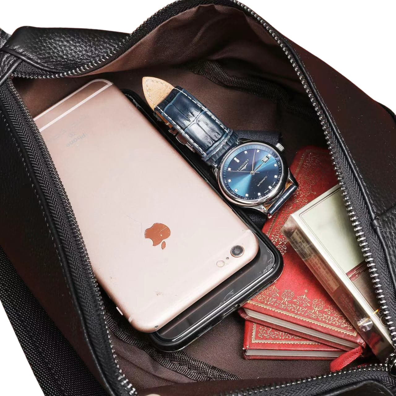 Crosswinds™ Exclusive Lightweight Leather Crossbody Bag, photo 2