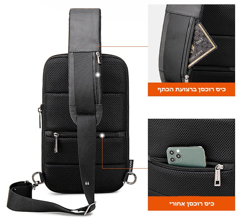 Ranger™ ProX 5L PU Leather Business Shoulder Bag, photo 5