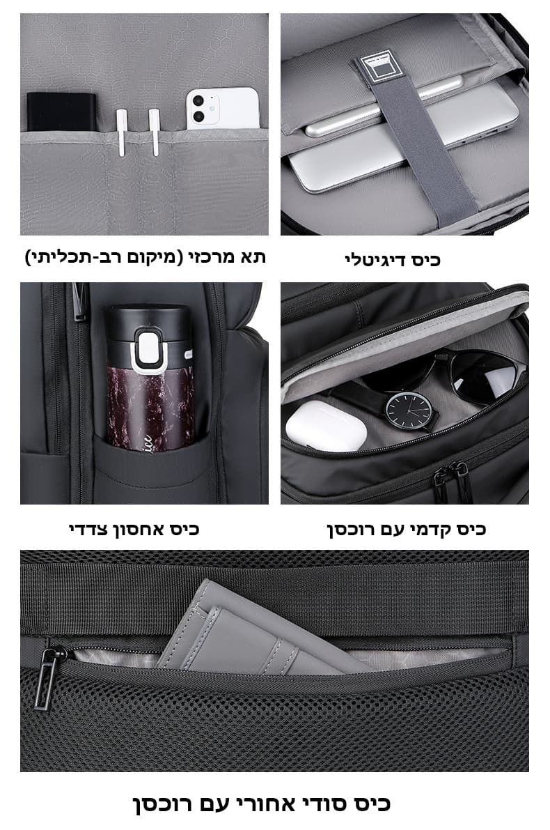 Exectpack™ 25L Laptop Backpack with USB Port, photo 10