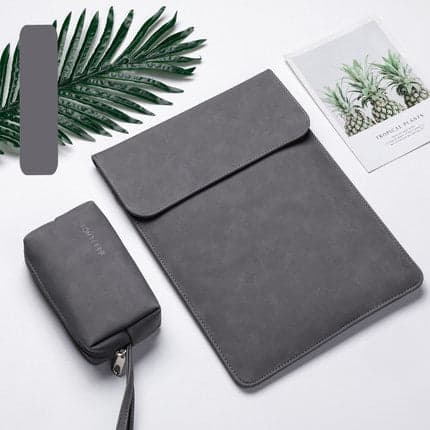 The Bracket Velvet Microfiber Laptop Sleeve with Magnetic Closure, photo 12