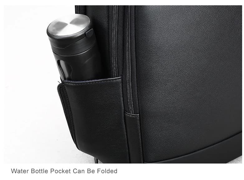 The Mulhens Leather Business Backpack with USB and Type-C, photo 12